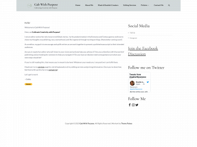 gabwithpurpose.com snapshot