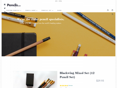 pencils.com snapshot