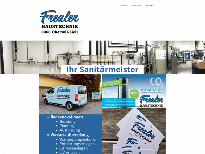 freulerhaustechnik.ch snapshot