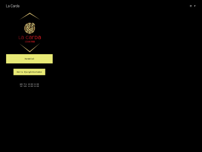 lacardadue.se snapshot