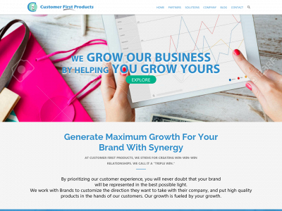 customerfirstproducts.com snapshot