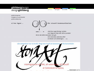 gothbergdesign.se snapshot