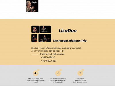 lizadeeandthepascalmichauxtrio.be snapshot