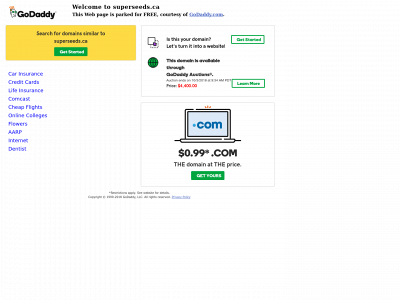 superseeds.ca snapshot