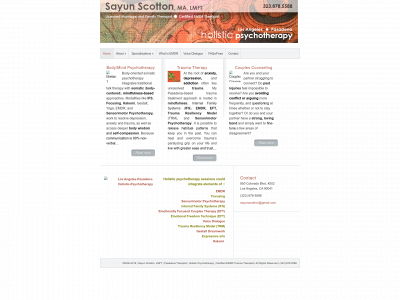 sayunscotton.com snapshot