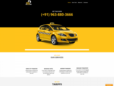 theyellowcabs.com snapshot