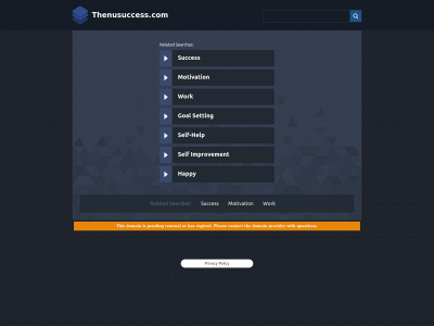 thenusuccess.com snapshot