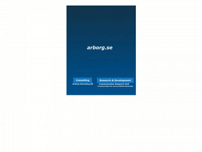 arborg.se snapshot