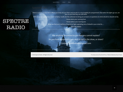 spectreradio.net snapshot