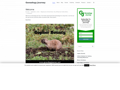genealogyjourney.net snapshot
