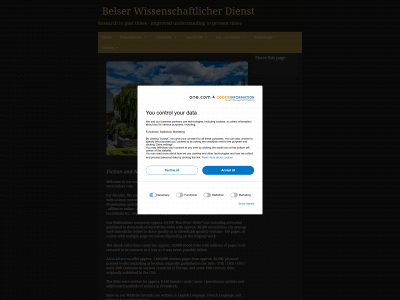 belserwissensdienst.com snapshot