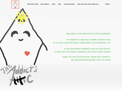 theaddictsattic.com snapshot