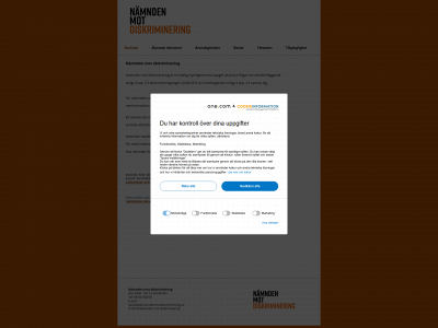 namndenmotdiskriminering.se snapshot