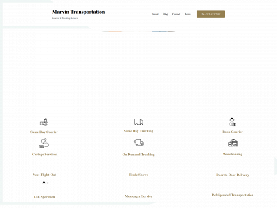 marvintransportation.com snapshot