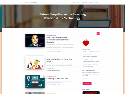 heartofteaching.blog snapshot