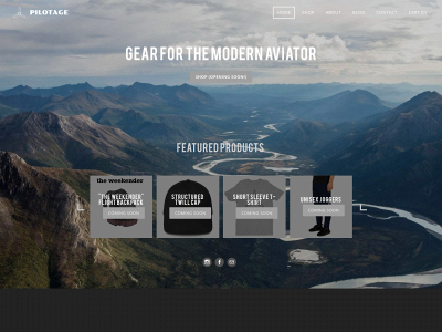 www.pilotageapparel.com snapshot