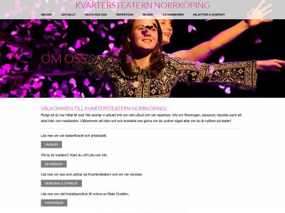 www.kvartersteatern.com snapshot