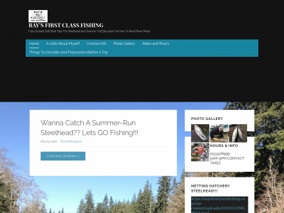 raysfirstclassfishing.com snapshot