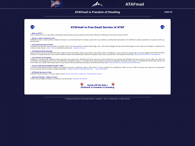 ataf.email snapshot