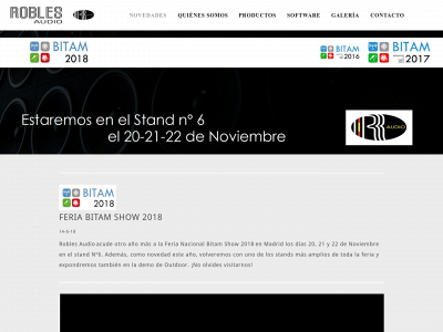www.roblesaudio.com snapshot