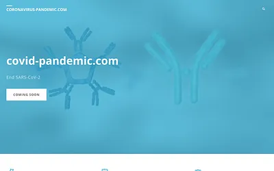 corona-pandemic.com snapshot