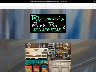 www.rhapsodyartbarn.com snapshot