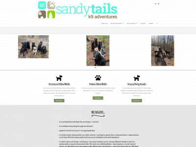 sandytailsk9.com snapshot