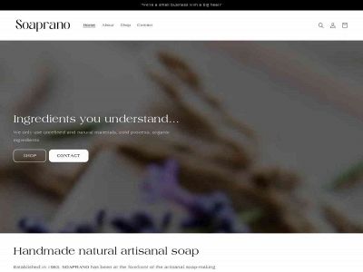 soaprano.co.uk snapshot