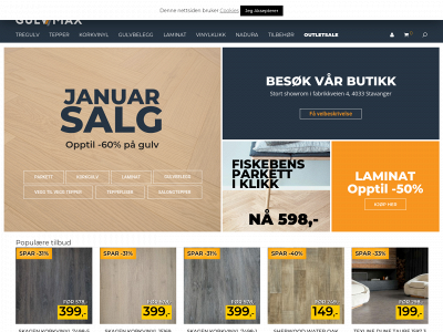 www.gulvmax.no snapshot