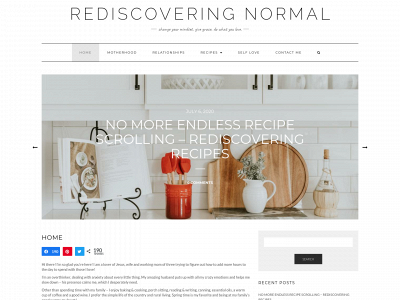 rediscoveringnormal.com snapshot