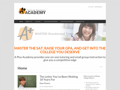 a-plus-academy.net snapshot