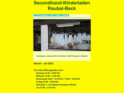 secondhand-kinderladen-raubal.de snapshot