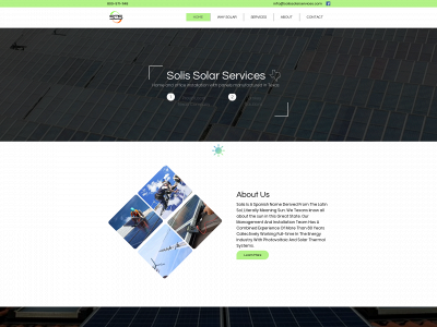 solissolarservices.com snapshot