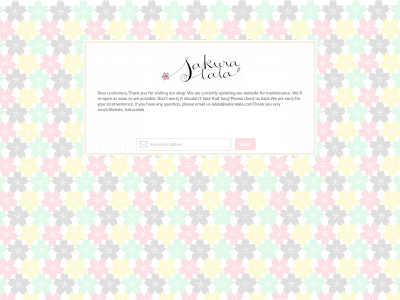 sakuralala.com snapshot