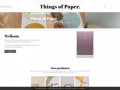 thingsofpaper.com snapshot