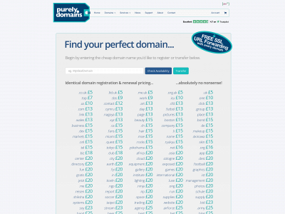 purely.domains snapshot