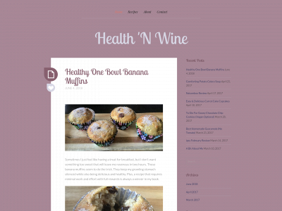 healthnwine.com snapshot