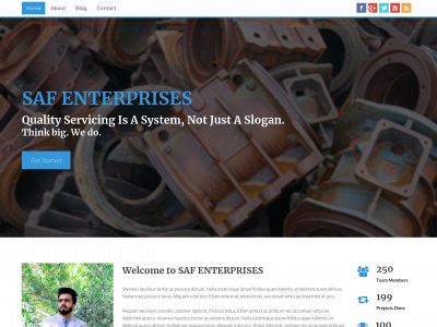 saf-enterprises.com snapshot