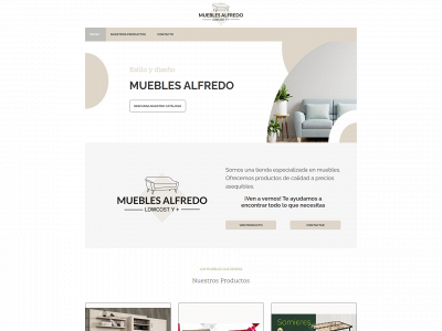 mueblesalfredogibraleon.es snapshot