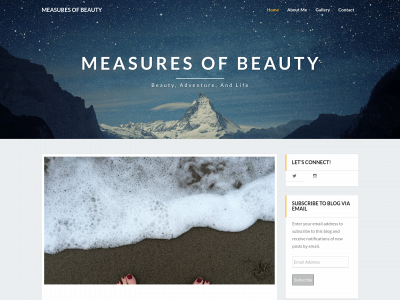 measuresofbeauty.com snapshot