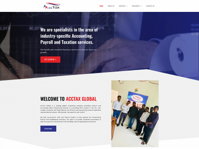 acctaxglobal.com snapshot