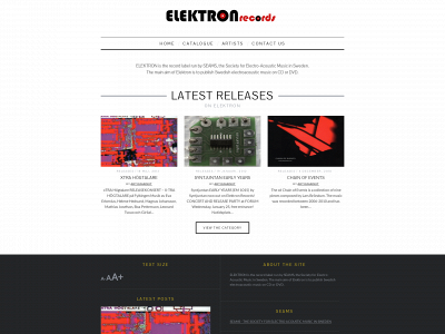 elektronrecords.com snapshot