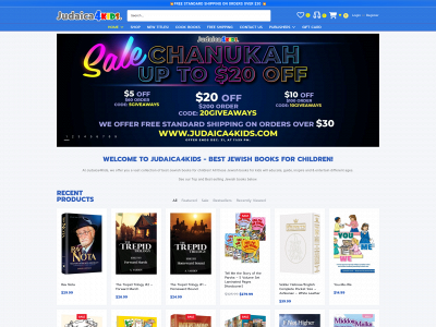 judaica4kids.com snapshot