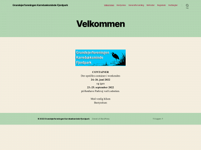 karrebaeksmindefjordpark.dk snapshot