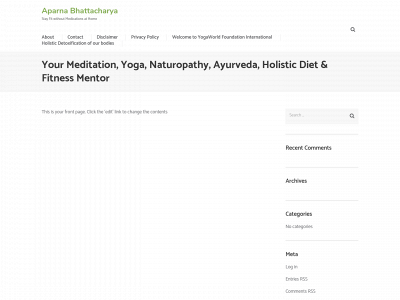 aparnabhattacharya.com snapshot