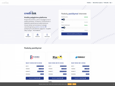 creditlink.lt snapshot