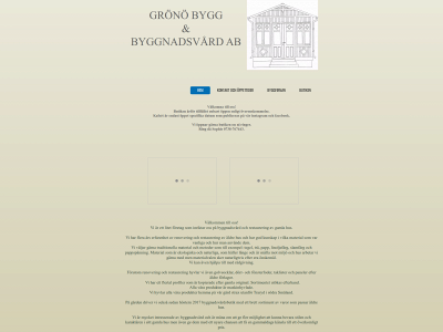 gronobygg.se snapshot