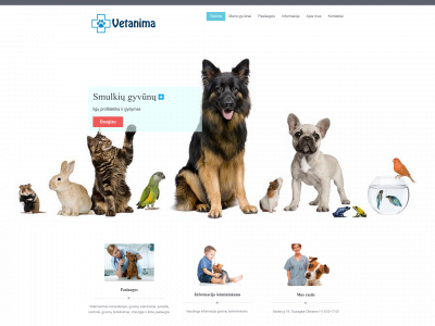 vetanima.lt snapshot