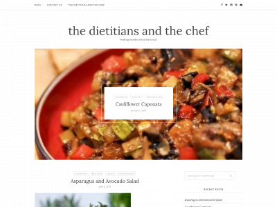 thedietitiansandthechef.com snapshot
