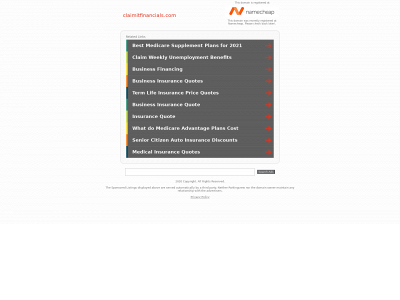 claimitfinancials.com snapshot